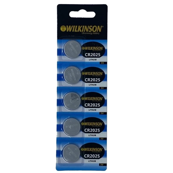 Wılkınson 2025 3v Lityum Düğme Pil 5'li Paket ürün görseli 1