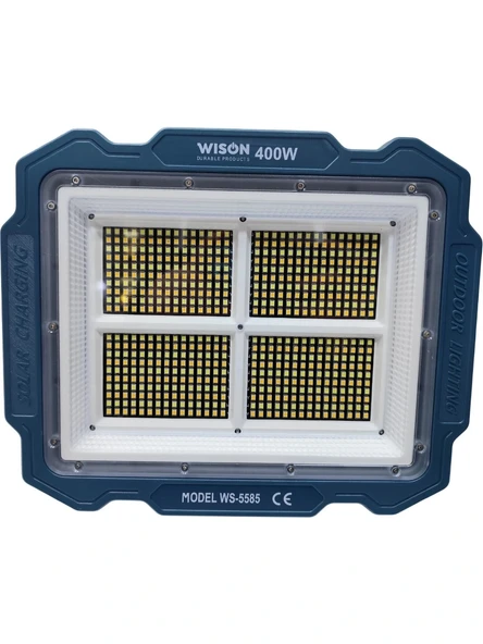 Wıson Ws-5585 Çok Fonksiyonlu 3 Solar Panelli 400w Spot Aydınlatma ürün görseli 1