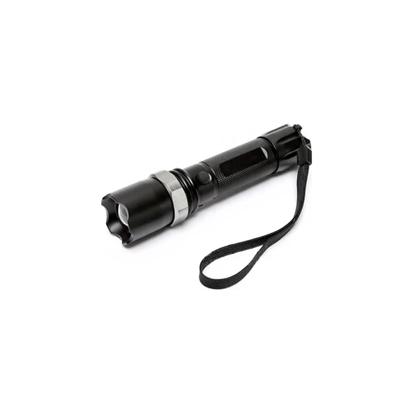 Km-110 Profesyonel Şarjlı El Feneri Ledli+flashlight+zoom Özellikli  Atlı 6 Parça Full Set ürün görseli 1