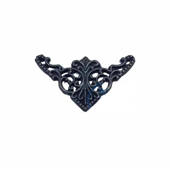 Dekoratif Köşe Süsü, Köşelik - Küçük, 19x34mm, Eskitme, 100 Adet ürün görseli 1