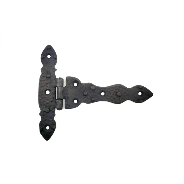 Antika Tarz Dekoratif Pirinç Kuyruklu Düğmeli Menteşe No2 - 138x167 Mm, Oksit ürün görseli 1