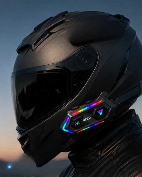 6. Bluetooth 5.3 Kask İçi Intercom Kulaklık Ipx6 Suya Dayanıklı Tasarım ürün görseli 1