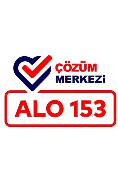Çözüm Merkezi ALO 153 Sticker Küçük Boy 12x8 cm ürün görseli 1