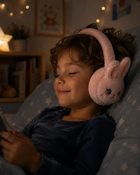 Kablosuz Peluş Bluetooth Kulaklık Mikrofonlu Tf Kart Destekli Tasarım ürün görseli 1