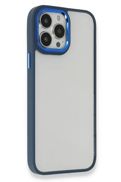 Newface Apple iPhone 14 Pro Kılıf Dora Kapak - Mavi ürün görseli 1