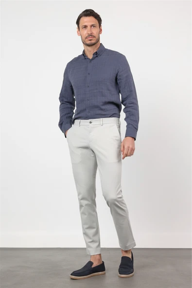 Taş Yan Cep Örme Slim Fit Esnek Jogger Pantolon 1003260173 ürün görseli 1
