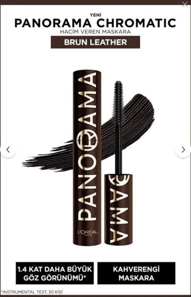 L'Oreal Paris Panorama Chromatic Maskara Brun Leather ürün görseli 1