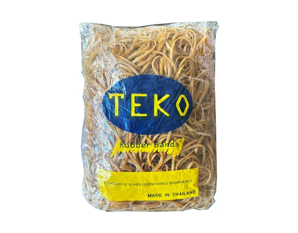 Teko AAA Kauçuk Ambalaj Paketleme Lastiği - Çap : 160 mm. -Kalınlık: 4 mm -1000 Gr.lık 1 Paket ürün görseli 1