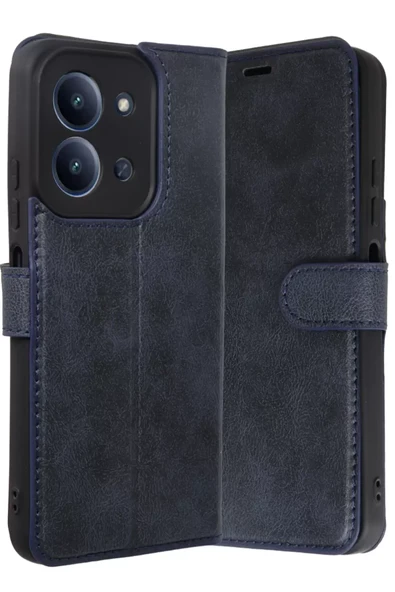 Newface Xiaomi Redmi 15C 4G Trend S Plus Kapaklı Kılıf - Lacivert ürün görseli 1