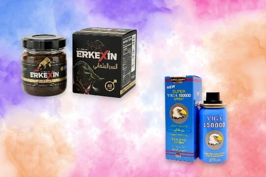Orjinal 43 gr Erkexin Ballı Bıtkısel Karışım Macun + 1 adet orjinal super viga 150000 ozel Sprey ürün görseli 1