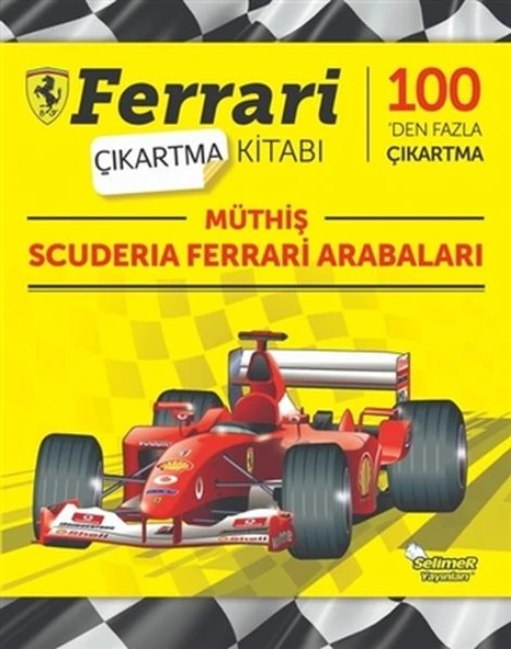 Müthiş Scuderia Ferrari Arabaları - Ferrari Çıkartma Kitabı ürün görseli 1