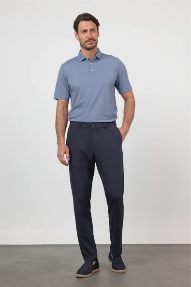 Lacivert Yan Cep Comfort Fit Esnek Chino Pantolon 1003260171 ürün görseli 1