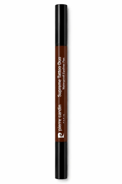 Pierre Cardin Supreme Tattoo Duo Waterproof Eyeliner Pen – Brown-01 ürün görseli 1