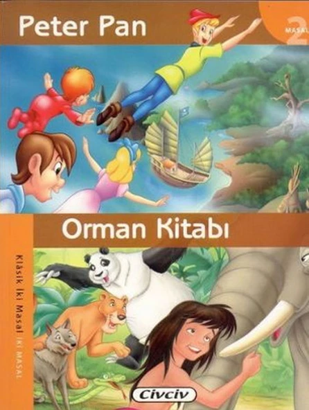 Peter Pan - Orman Kitabı (2 Masal Birden) ürün görseli 1