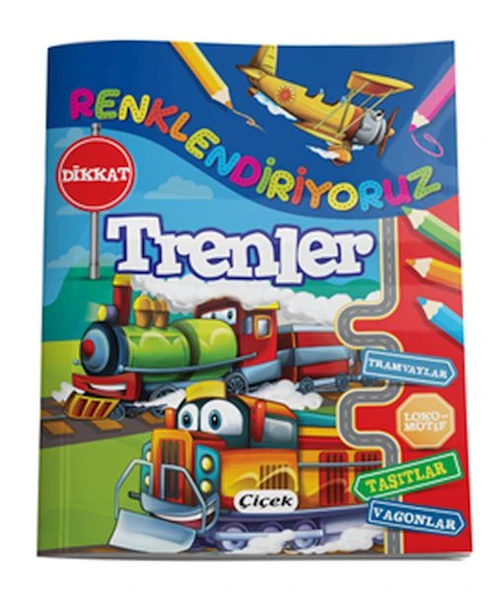 Renklendiriyoruz - Trenler ürün görseli 1