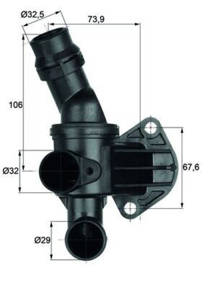 Vw Termostat - 87°c - Bh Ti687 ürün görseli 1