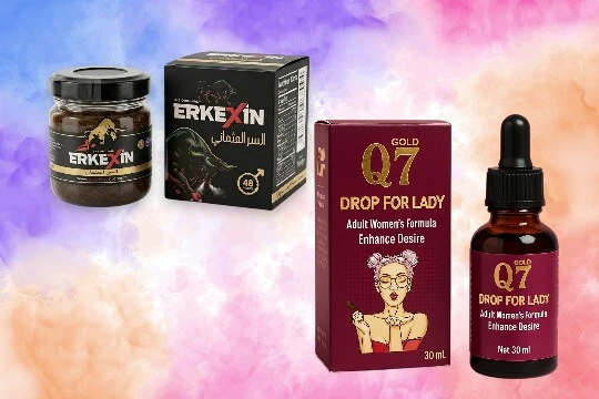 Erkexin Ballı Bitkisel Karışımlı Macun 43 Gram + Q7 30 ml Bayan Destekleyici ve istek Damla ürün görseli 1