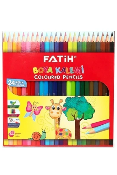 FATİH 24'Lü Kuru Boya ( Toplam 24 Parça ) ürün görseli 1