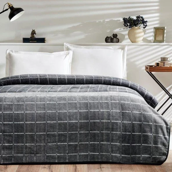 Özdilek Tek kişilik  Prima Battaniye 160*220 Masculine Plate ürün görseli 1