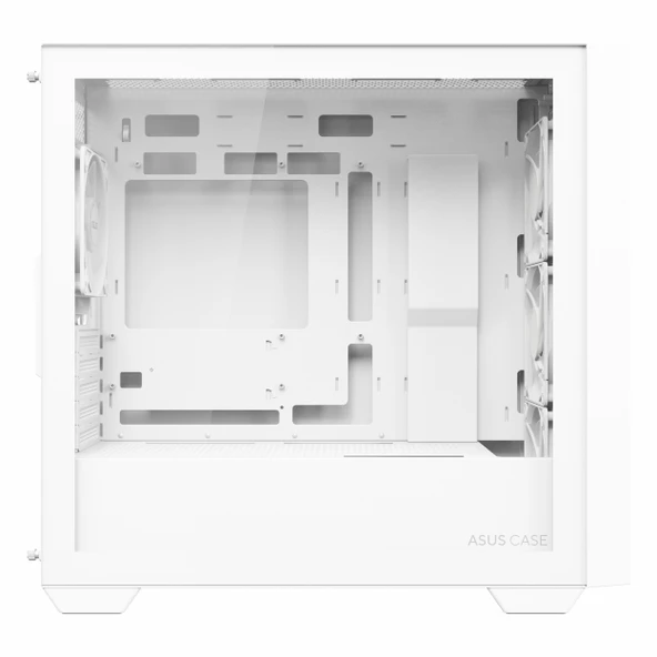 Asus A21 Plus USB 3.2 ARGB mATX Mid Tower Beyaz Kasa - Resim 6