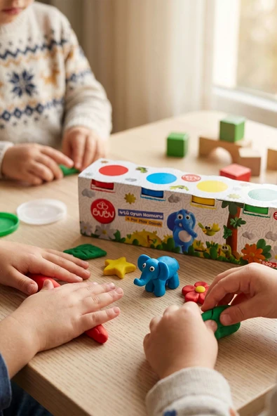 Bubu 4'Lü Oyun Hamuru - 4 Pcs Play Dough - Resim 2