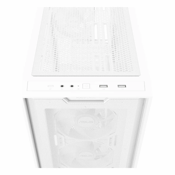 Asus A21 Plus USB 3.2 ARGB mATX Mid Tower Beyaz Kasa - Resim 5