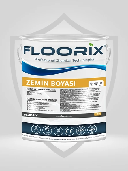 Floorix Zemin Boyası RAL 7040 GRİ 9 kg ürün görseli 1