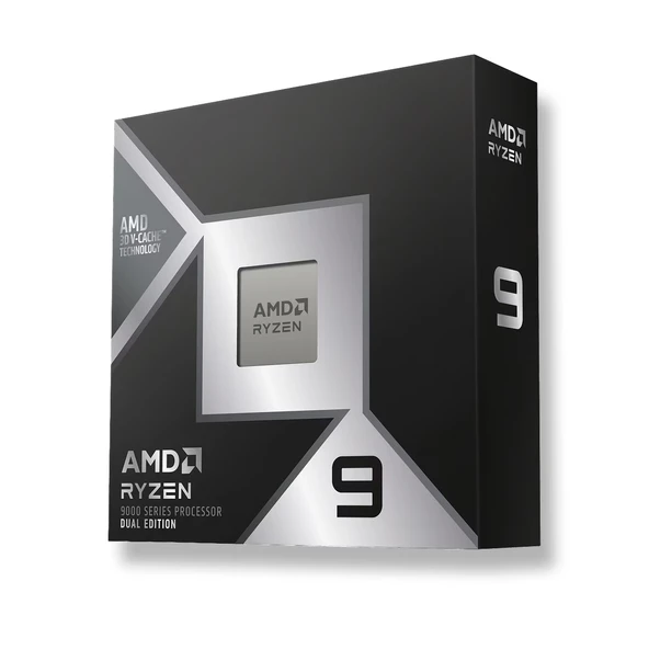 AMD RYZEN 9 9950X3D2 192MB 16çekirdekli O/B UHD AM5 200w Kutulu+Fansız ürün görseli 1