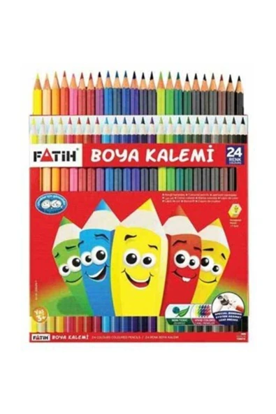 24 Renk Tam Boy Kuru Boya Kalemi ürün görseli 1