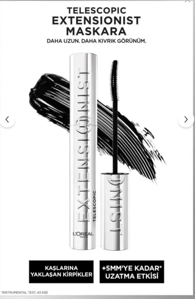 L'Oreal Paris Telescopic Extensionist Maskara Siyah ürün görseli 1