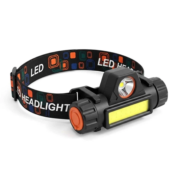 Pt-5930 Ledli Usb Şarjlı Kafa Lambası ürün görseli 1