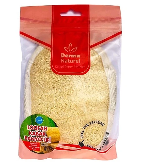 Derma Naturel  Loofah ( kabak) Banyo Lifi  Ms 10 krem ürün görseli 1