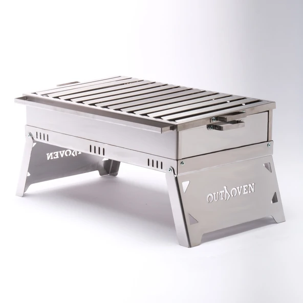 M1.2 Alev Yapmayan Katlanabilir Inox Mangal ürün görseli 1
