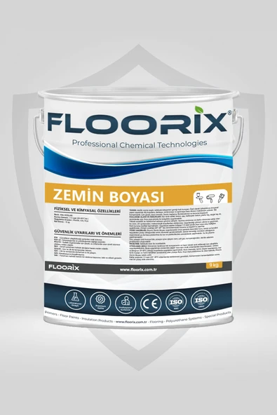 Floorix Zemin Boyası RAL 7035 AÇIK GRİ  9 kg ürün görseli 1