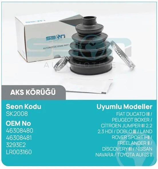 AKS KÖRÜĞÜ DIŞ FİAT DUCATO III PEUGEOT BOXER CİTRO EN JUMPER III 2.2 2.3 HDİ DOBLO III LAND ROVER SPORT I-II FREELANDER II DİSCOVERY III NİSSAN NAVARA TOYOTA AURİS II ürün görseli 1