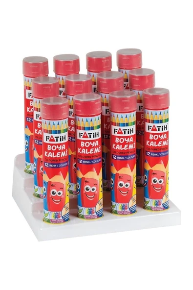 kuru boya metal tüp 12 renk - Resim 3