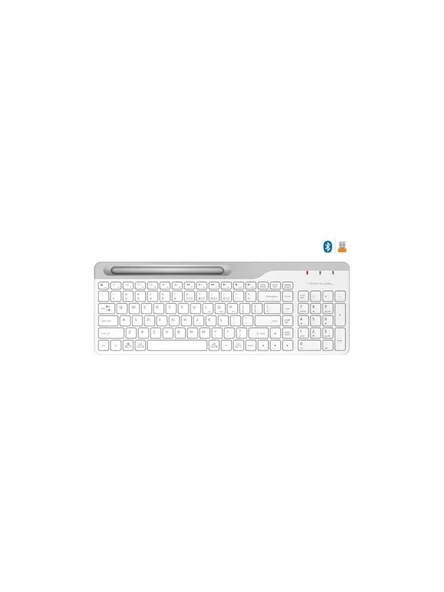 A4 Tech Fstyler FBK25 Beyaz Q Kablosuz Klavye Teşhir ürün görseli 1