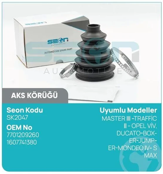 AKS KÖRÜĞÜ İÇ MASTER III -TRAFFİC II - OPEL VİV. DUCATO-BOXER-JUMPER-MONDEO IV- S MAX ürün görseli 1