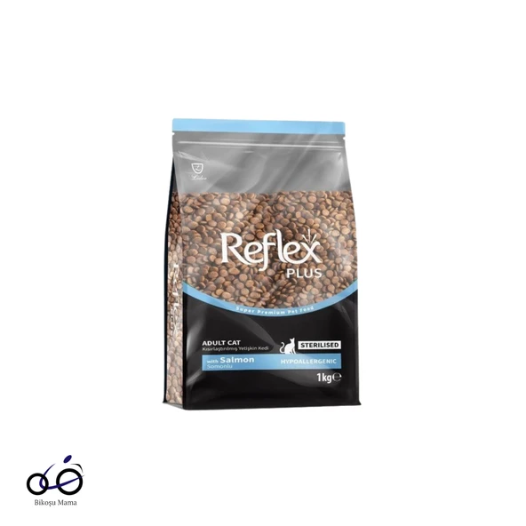 Reflex Plus Somonlu Kısırlaştırılmış Hipoalerjenik Kedi Maması 1kg ürün görseli 1