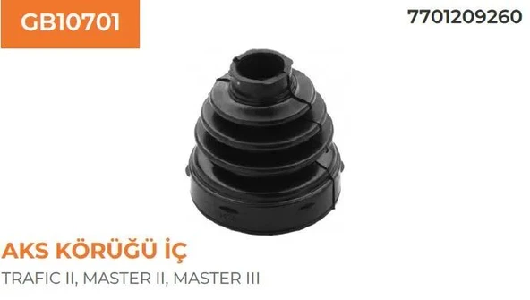 AKS KÖRÜGÜ İÇ TRAFIC II MASTER II 2.0 2.5 3.0 DCI MASTER III 2.3DCI ürün görseli 1