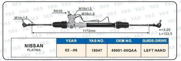 DİREKSİYON KUTUSU HİDROLİK CLIO II/KANGOO 02>06 YANDAN REKOR ürün görseli 1