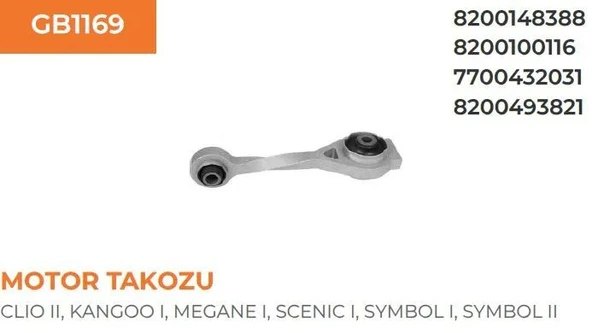 MOTOR ARKA TAKOZU SYMBOL I II KANGOO MEGANE SCENIC ürün görseli 1