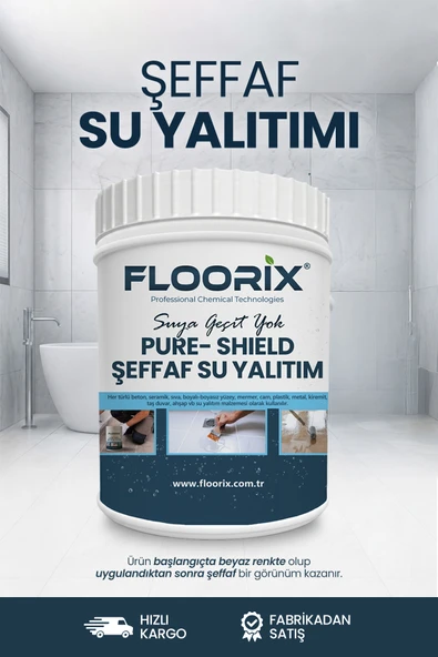 Floorix Şeffaf Su Yalıtım 1kg ürün görseli 1