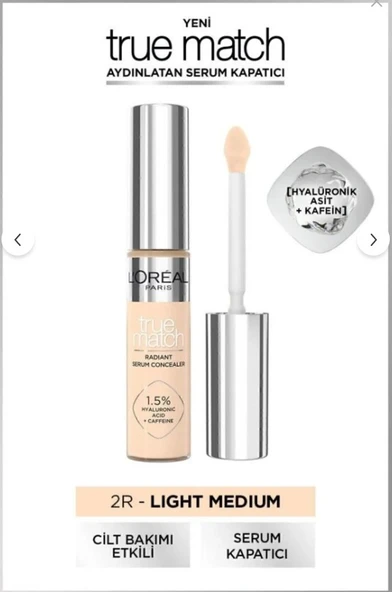 L'Oreal Paris True Match Aydınlatan Serum Kapatıcı 2R ürün görseli 1