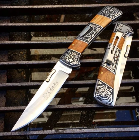 Knivox Columbia Company İşlemeli A3159D Kamp Çaksı ürün görseli 1