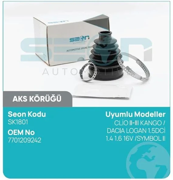 AKS KÖRÜĞÜ DIŞ MITO LOGAN SANDERO LARGUS DELTA NISSAN NP200 RENAULT CLIO II 1.2 16V 1.5DCI KANGOO I 1.5DCI KENGOO II 1.9DTI SYMBOL II 1.5DCI THALIA WIND 1.2 1.6 E4MB TOYOTA COROLLA ürün görseli 1