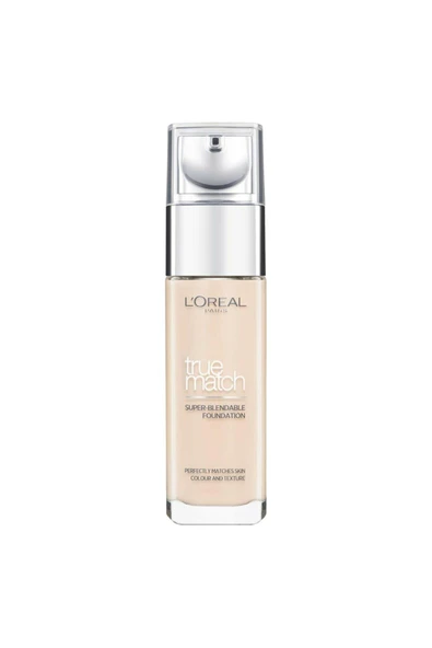 L'Oreal Paris True Match Bakım Yapan Fondöten 1N Ivory ürün görseli 1