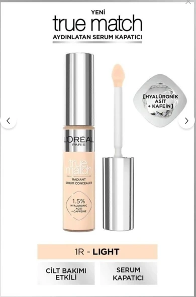 L'Oreal Paris True Match Aydınlatan Serum Kapatıcı 1R ürün görseli 1