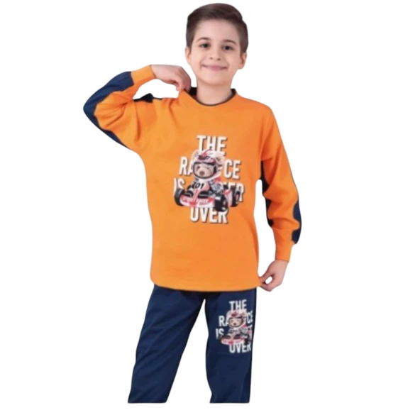 Kapi Kids 7011 Erkek Çocuk Uzun Kol Pijama Takım ürün görseli 1