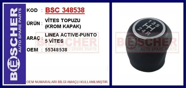 VİTES TOPUZU LINEA ACTIVE-PUNTO (KROM KAPAK) 5 VİTES ürün görseli 1